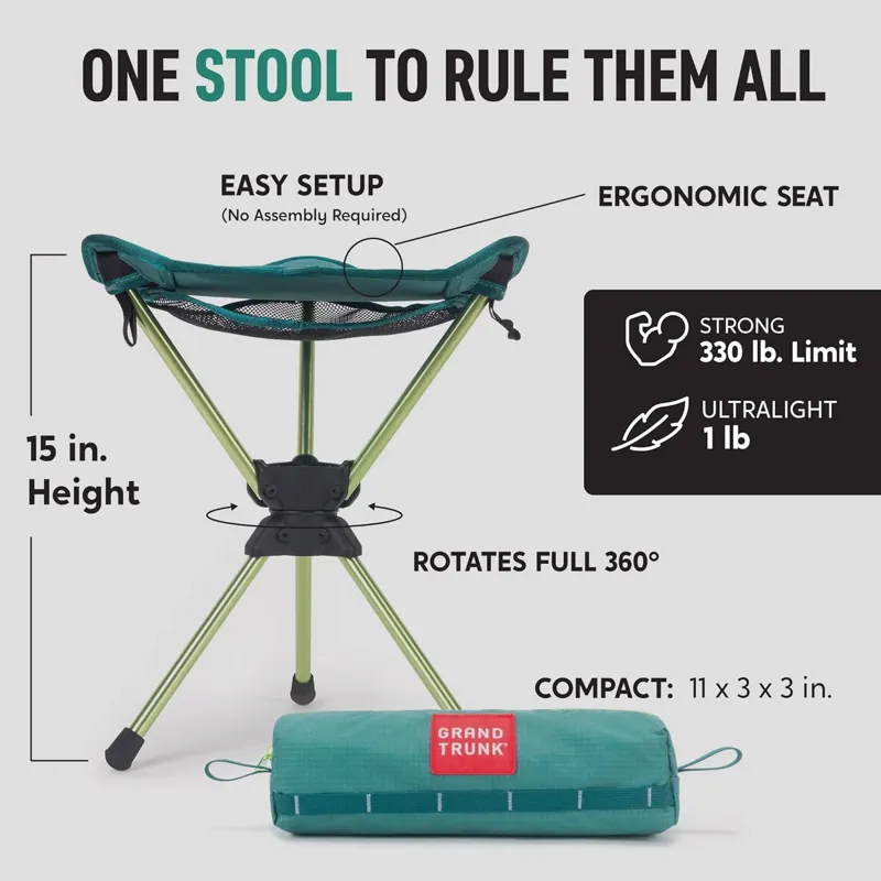 Grand Trunk Compass 360 Stool Spruce-1