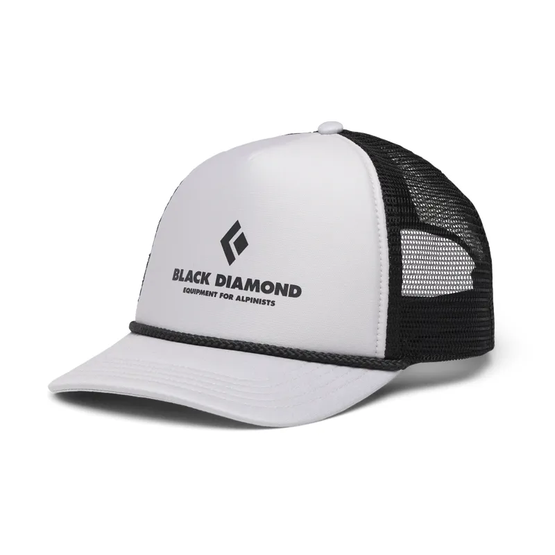 Black Diamond Flat Bill Trucker Hat Pewter/Black