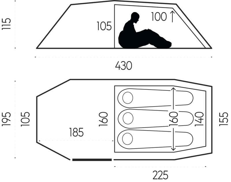 Fjallraven Abisko Endurance 3 Tent  Pine-2