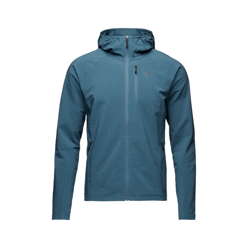 Black Diamond Men's Coefficient Storm FZ Hoodie Creek Blue