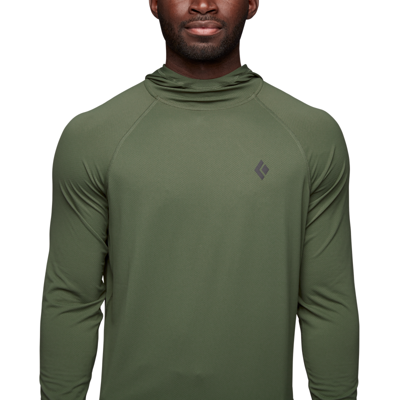 Black Diamond Men's Alpenglow Sun Hoodie Tundra-3