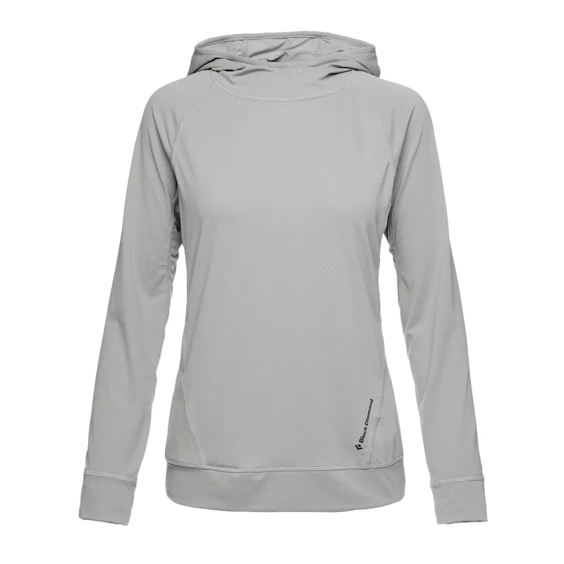 Black Diamond Women's Alpenglow Sun Hoodie Pewter