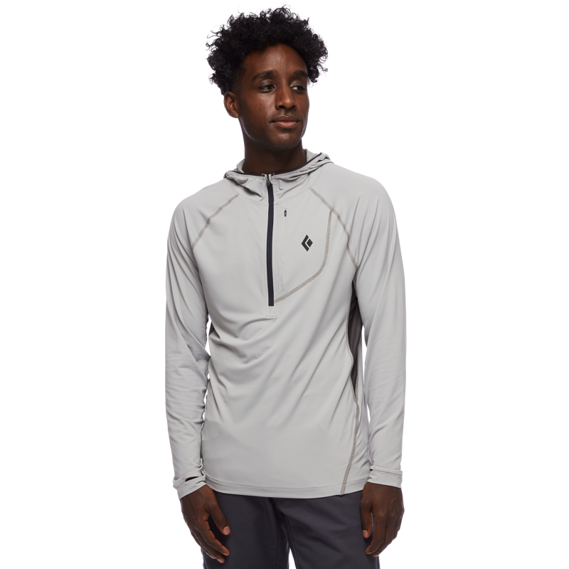 Black Diamond Men's Alpenglow Pro Hoodie Pewter-1