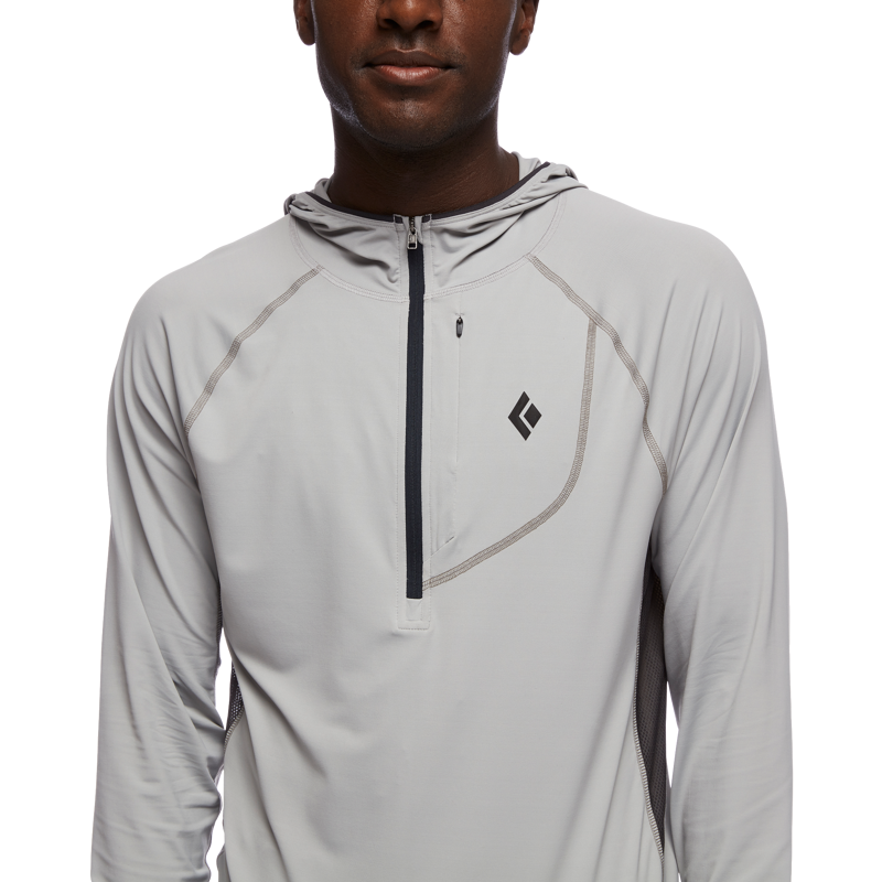 Black Diamond Men's Alpenglow Pro Hoodie Pewter-3
