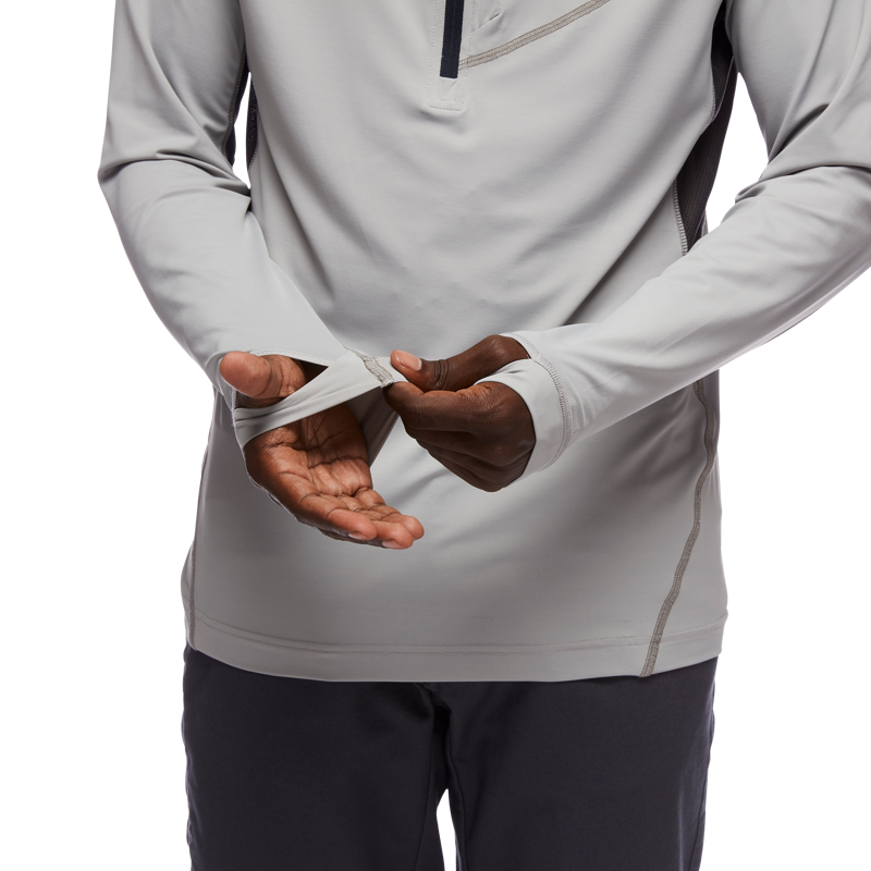 Black Diamond Men's Alpenglow Pro Hoodie Pewter-4