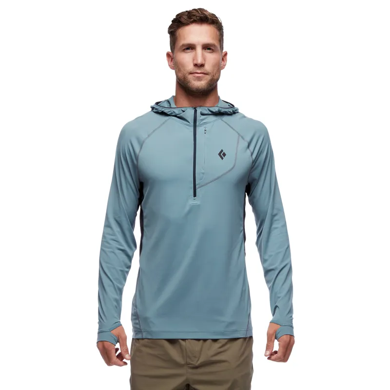 Black Diamond Men's Alpenglow Pro Hoodie Storm Blue-1