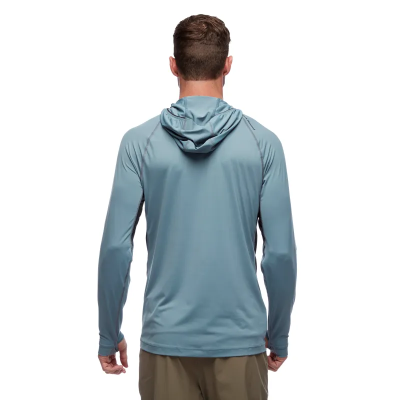 Black Diamond Men's Alpenglow Pro Hoodie Storm Blue-2