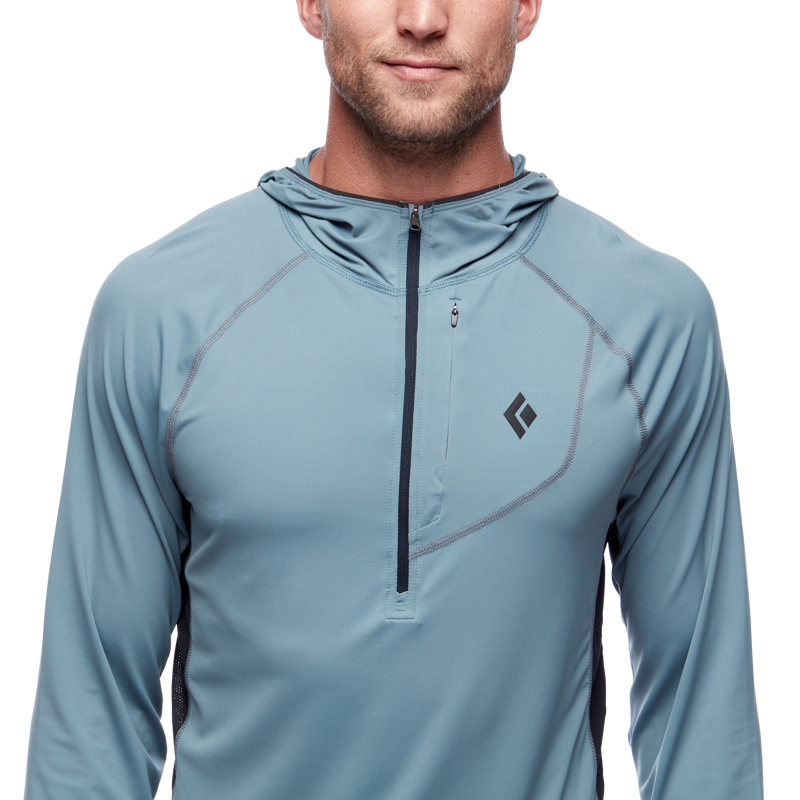 Black Diamond Men's Alpenglow Pro Hoodie Storm Blue-3