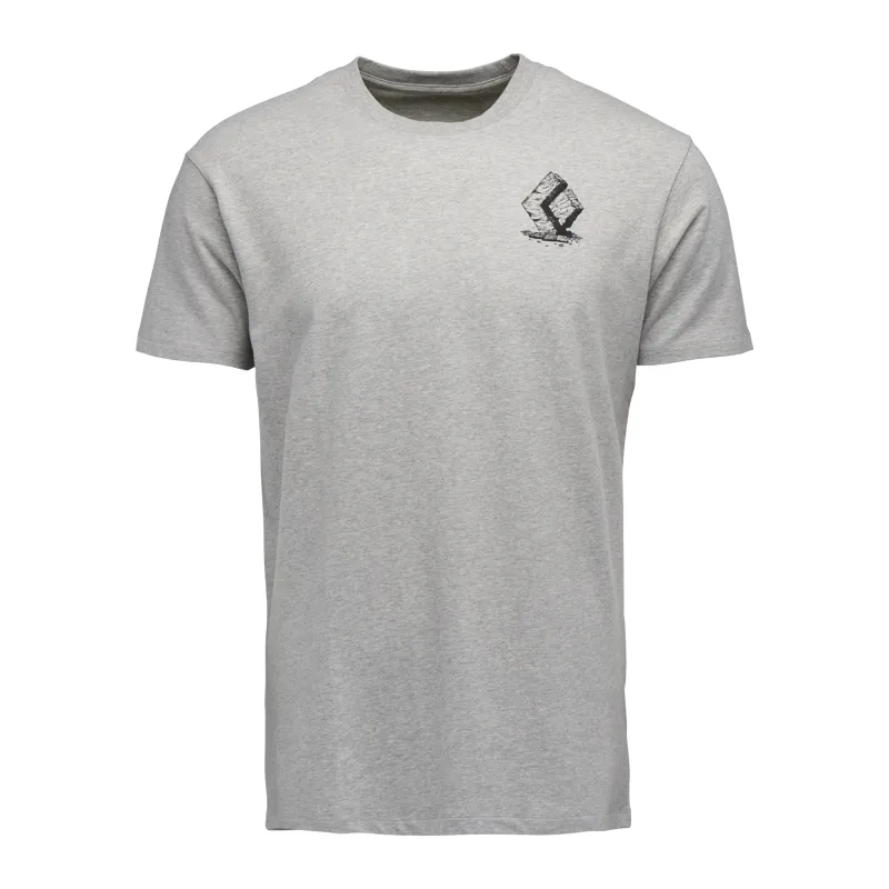 Black Diamond Men's Boulder SS T-Shirt Nickel Heather
