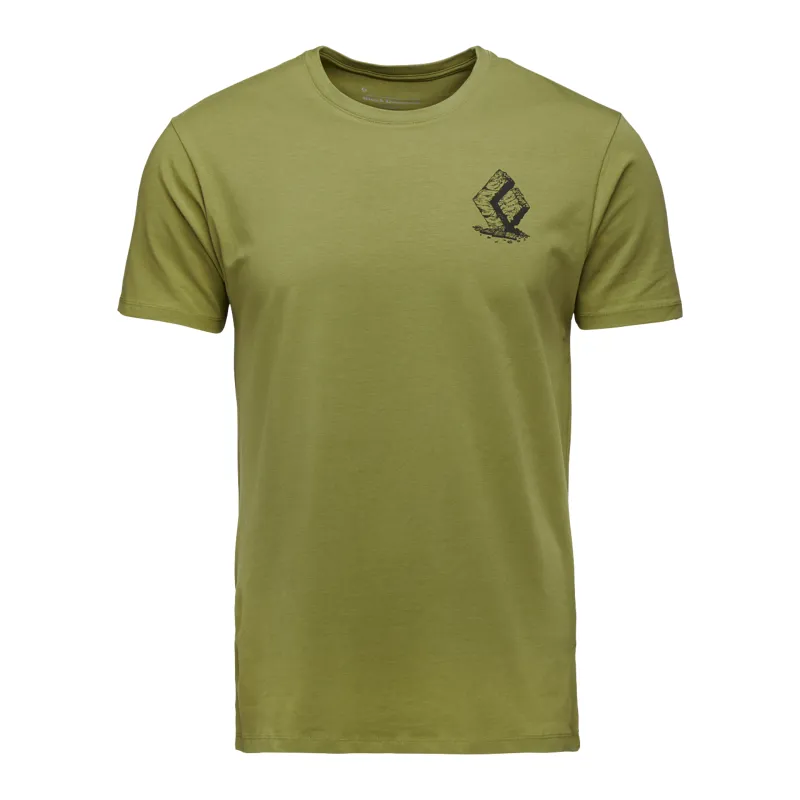 Black Diamond Men's Boulder SS T-Shirt Camp Green