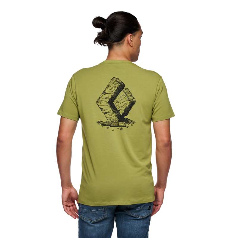 Black Diamond Men's Boulder SS T-Shirt Camp Green-4