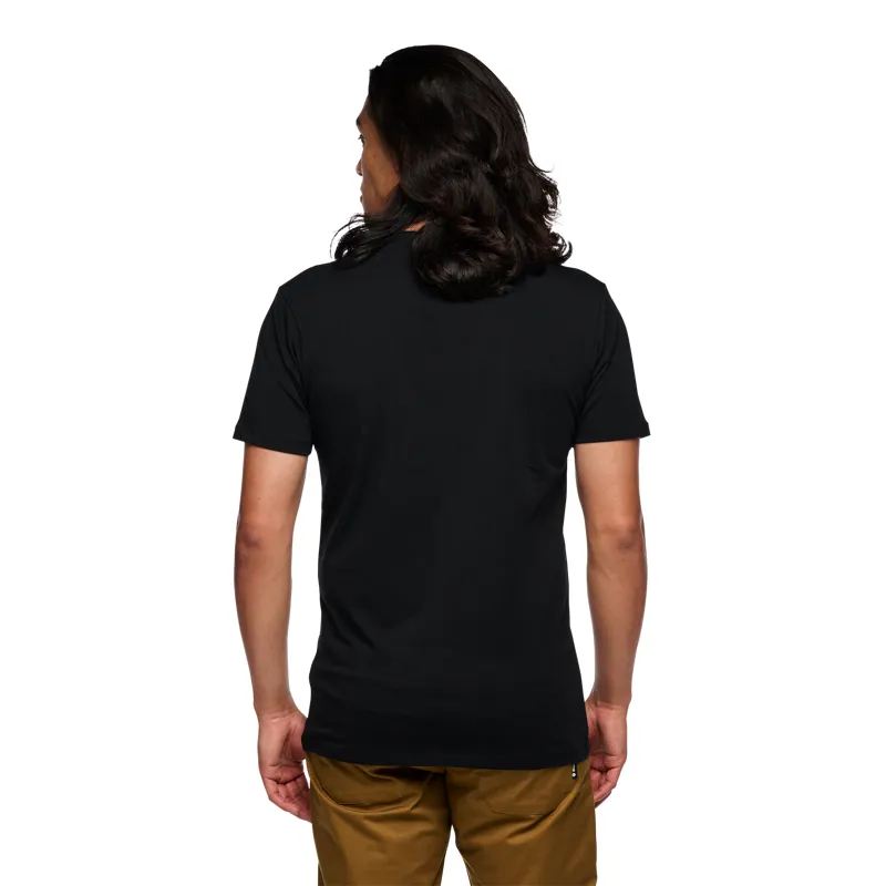 Black Diamond Men's Chalked Up 2.0 SS T-Shirt Black-3