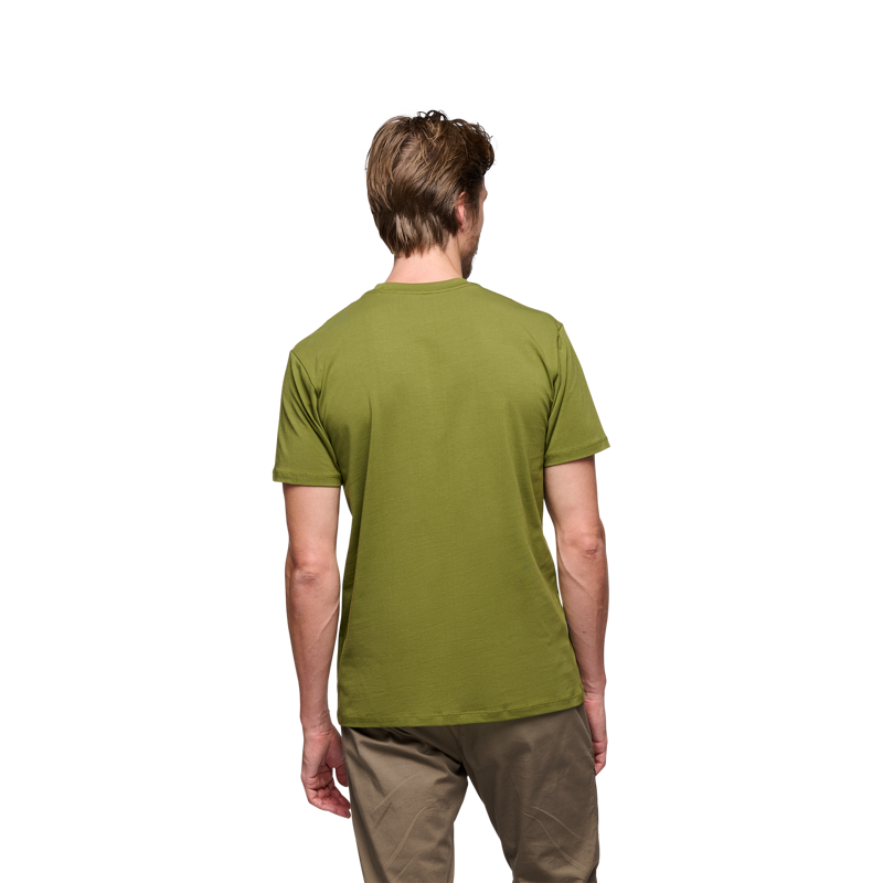 Black Diamond Men's Chalked Up 2.0 SS T-Shirt Camp Green-3