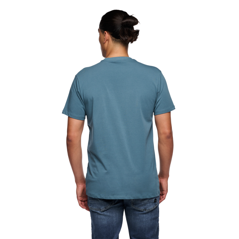 Black Diamond Men's Chalked Up 2.0 SS T-Shirt Creek Blue-3