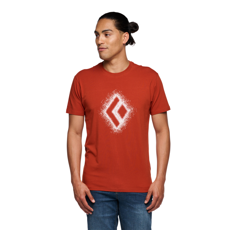 Black Diamond Men's Chalked Up 2.0 SS T-Shirt Burnt Sienna-1