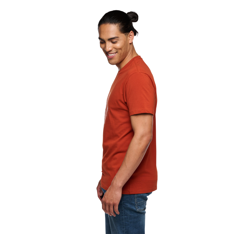 Black Diamond Men's Chalked Up 2.0 SS T-Shirt Burnt Sienna-2