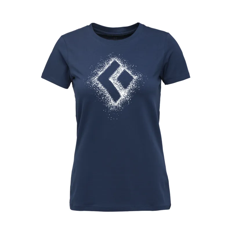 Black Diamond Women's Chalked Up 2.0 SS T-Shirta Indigo