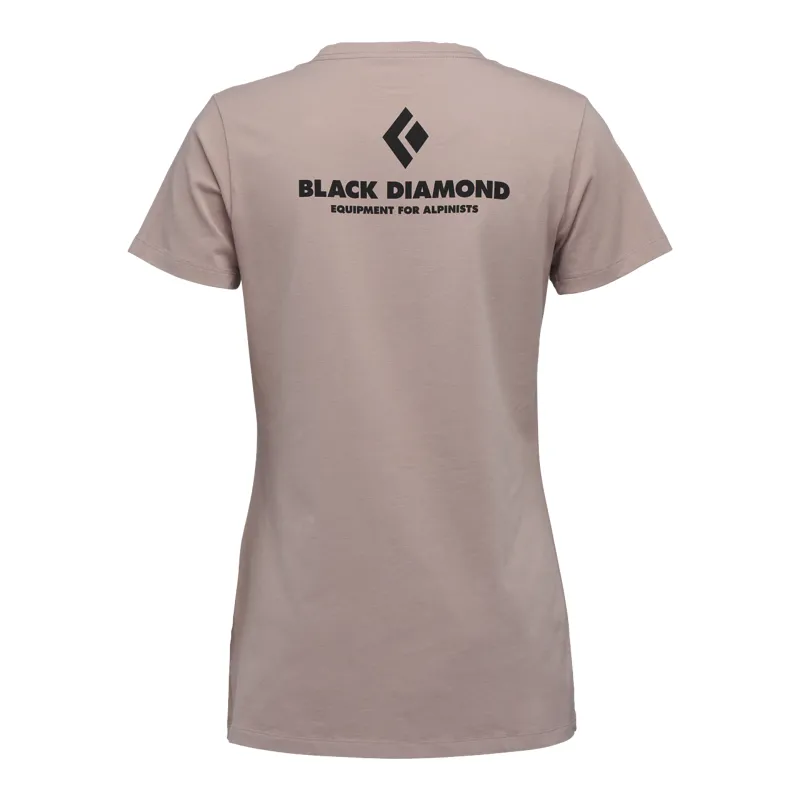 Black Diamond Women's Equipment For Alpinists SS T-Shirt Pale Mauve-1