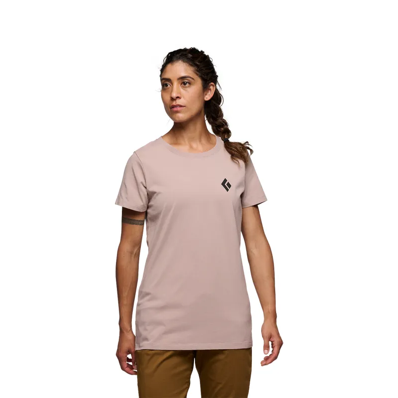 Black Diamond Women's Equipment For Alpinists SS T-Shirt Pale Mauve-3