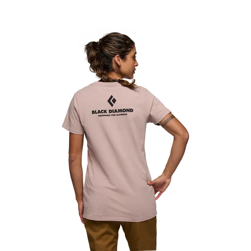 Black Diamond Women's Equipment For Alpinists SS T-Shirt Pale Mauve-6