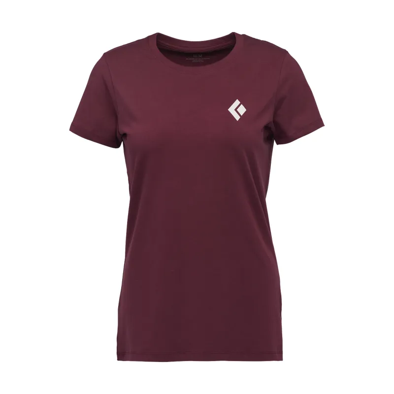 Black Diamond Women's Equipment For Alpinists SS T-Shirt Burgundy