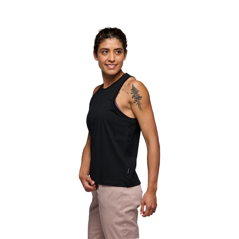 Black Diamond Women's Project Muscle Tank Black-2