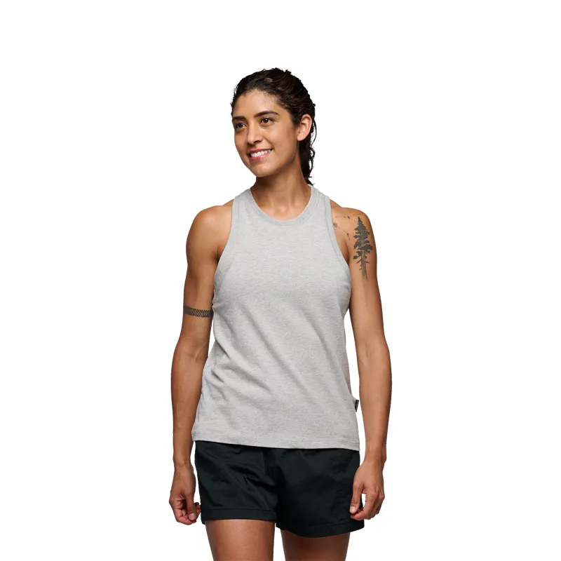 Black Diamond Women's Project Muscle Tank Nickel Heather-1