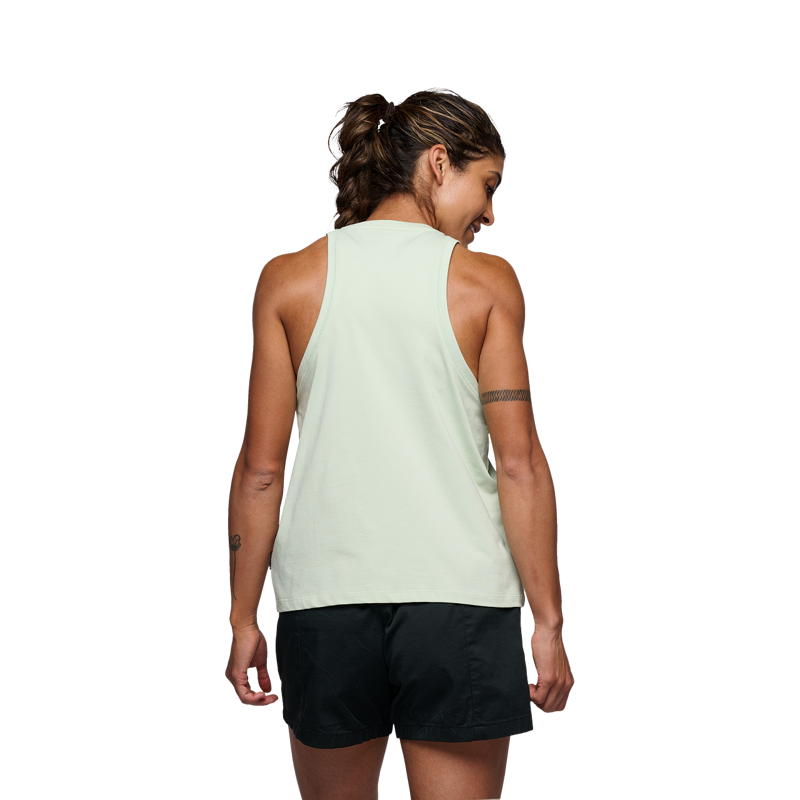 Black Diamond Women's Project Muscle Tank Foam Green-3