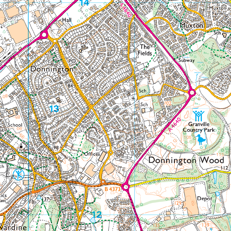 OS Explorer Map 242 Telford Ironbridge and the Wrekin-3