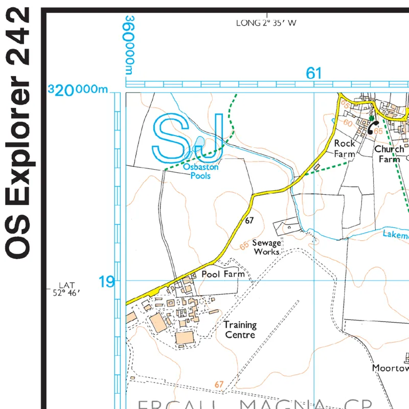 OS Explorer Map 242 Telford Ironbridge and the Wrekin-2