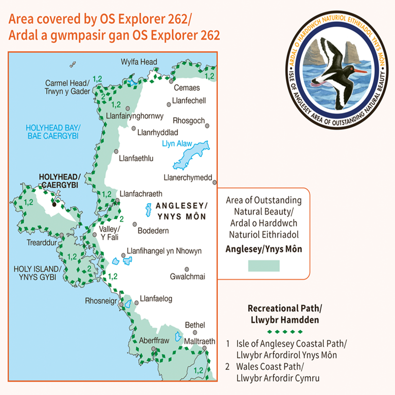OS Explorer Map 262 Anglesey West-2