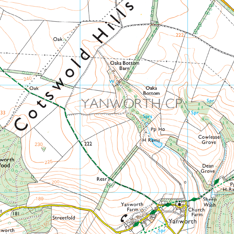 OS Explorer Map OL45 The Cotswolds-3