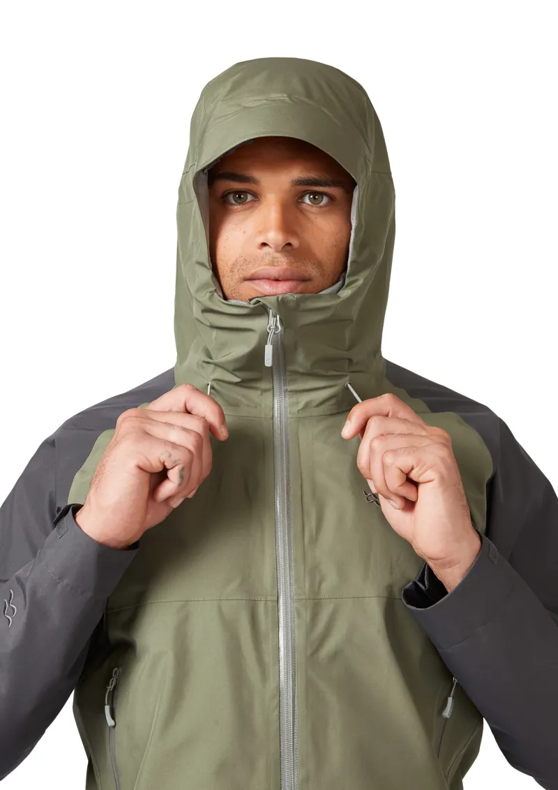 Rab Mens Namche Paclite Jacket Graphene/Light Khaki