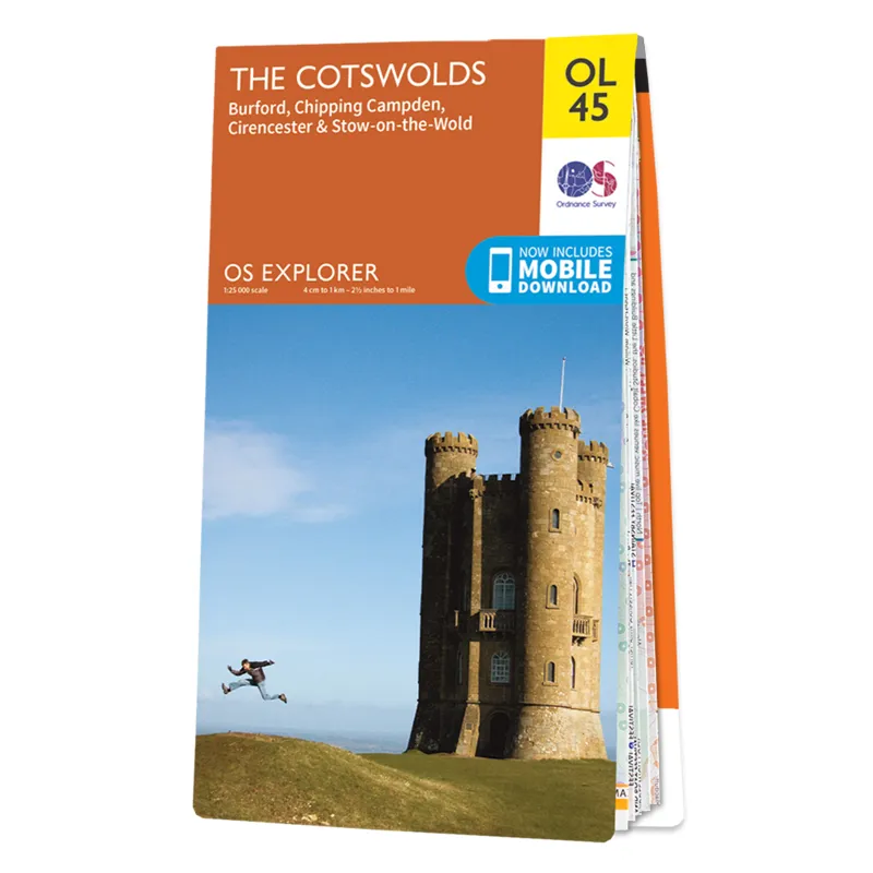 OS Explorer Map OL45 The Cotswolds