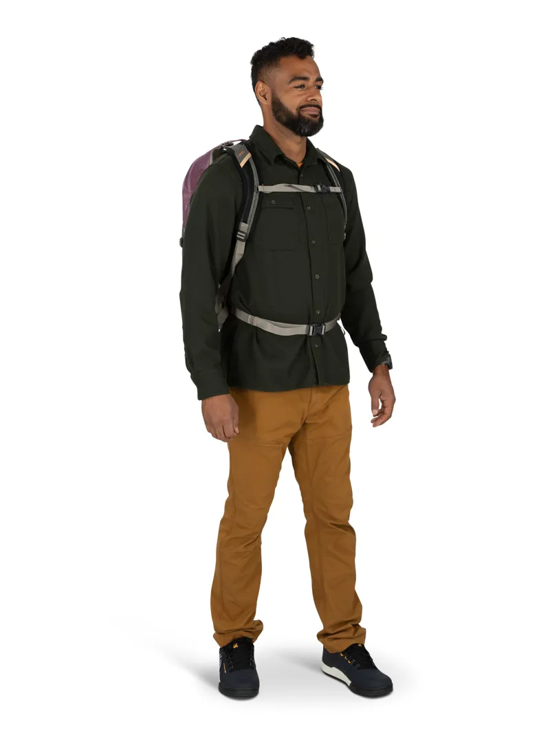 Osprey Parsec 26L Sawdust Tan/Raisin Red-8