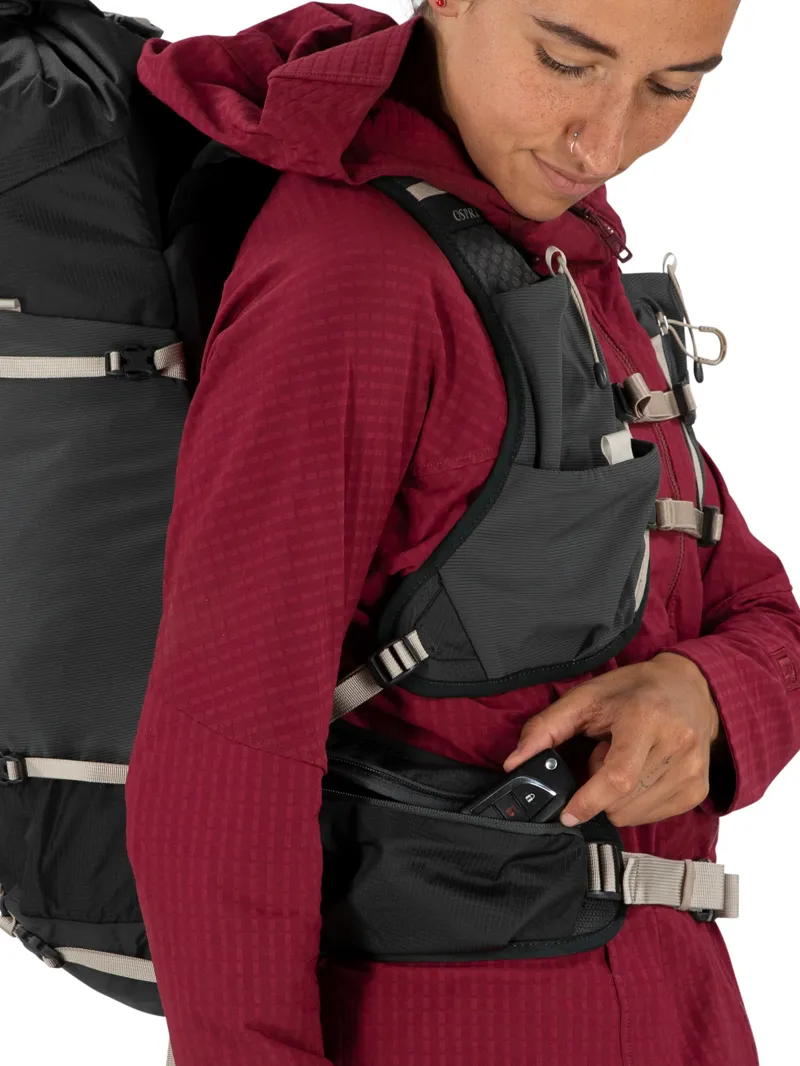 Osprey Women's Tempest Velocity 30 Dark Charcoal/Chiru Tan-6