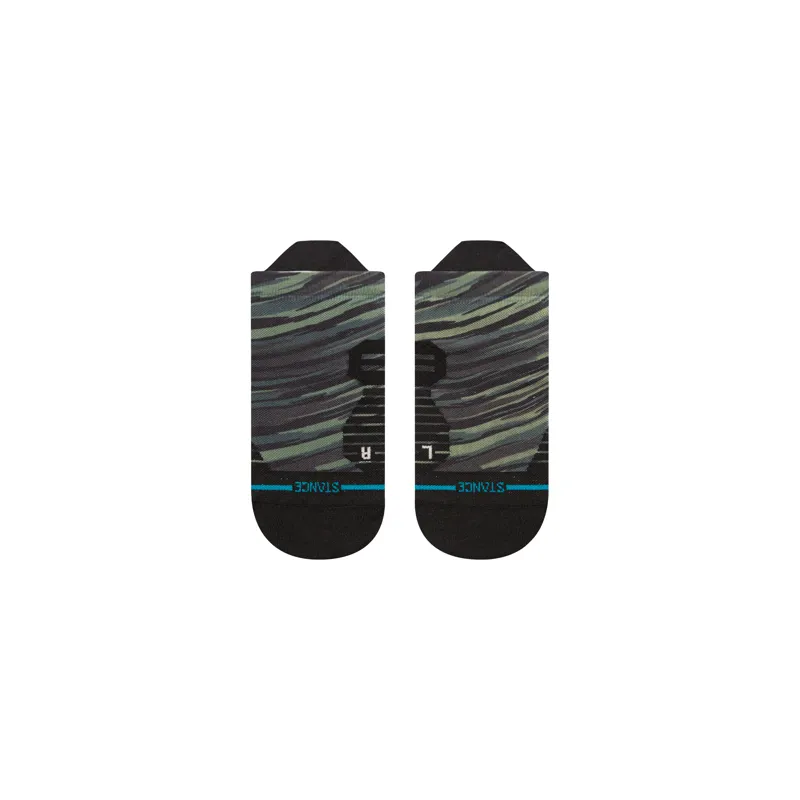 Stance Men's Slant Tab Socks Green Camo -1