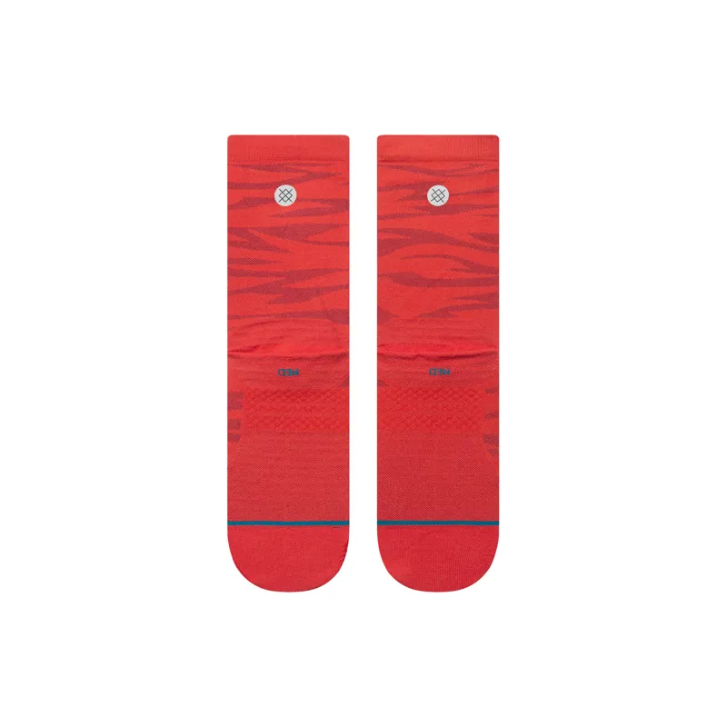 Stance Men's Ridge Crew Socks Red-2