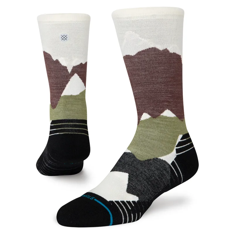 Stance Men's Elevation Crew Socks Brown