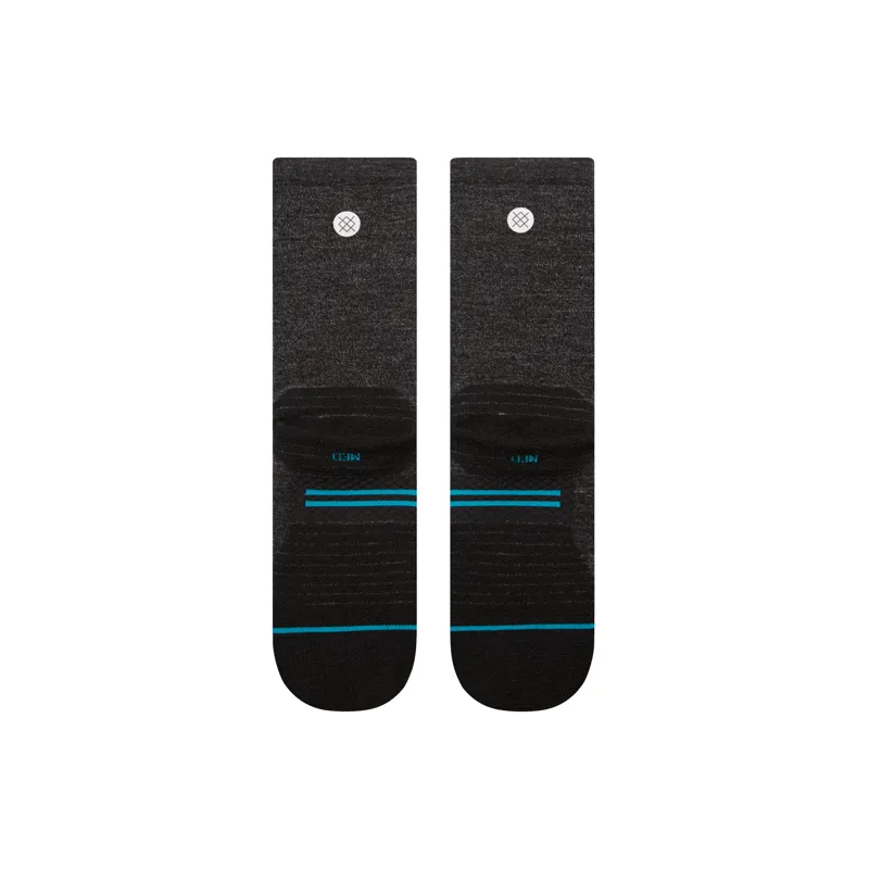 Stance Men's Light Wool Crew Socks Black-2