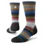 Stance Men's Light Wool Crew Socks Black Red