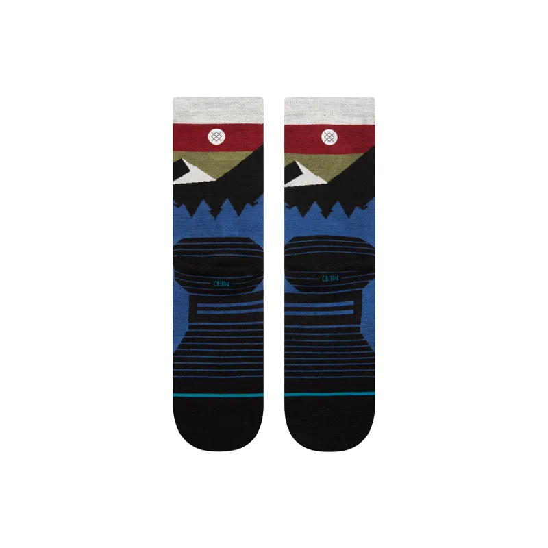 Stance Men's Light Wool Crew Socks Cobalt Blue-2