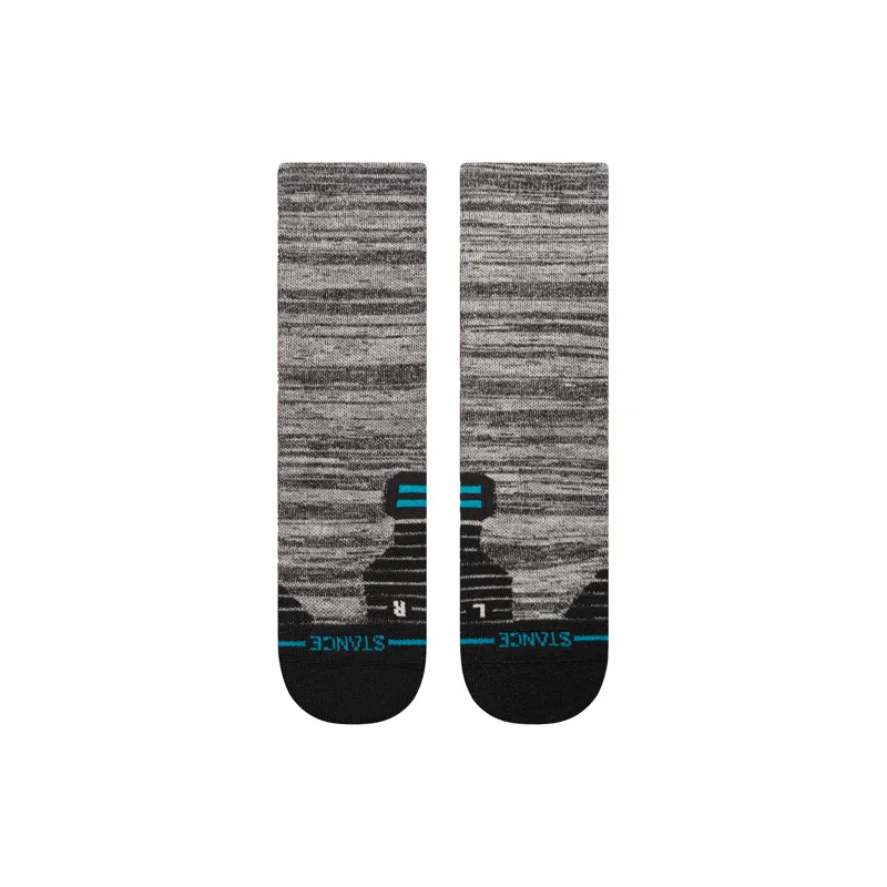 Stance Men's Mid Wool Crew Socks Black-2