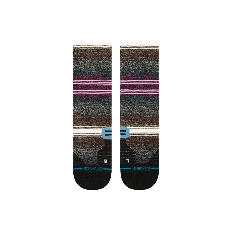 Stance Women's Mid Wool Crew Socks Purple -1