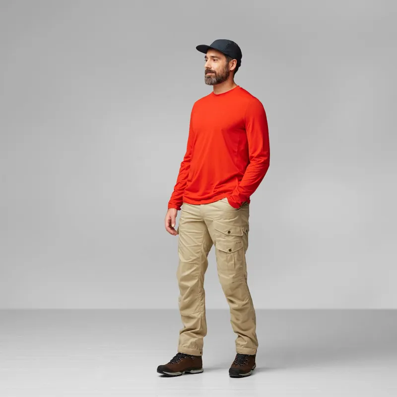 Fjallraven Mens Abisko Day Hike LS Flame Orange-1