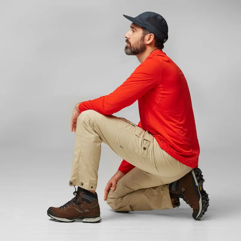 Fjallraven Mens Abisko Day Hike LS Flame Orange-3