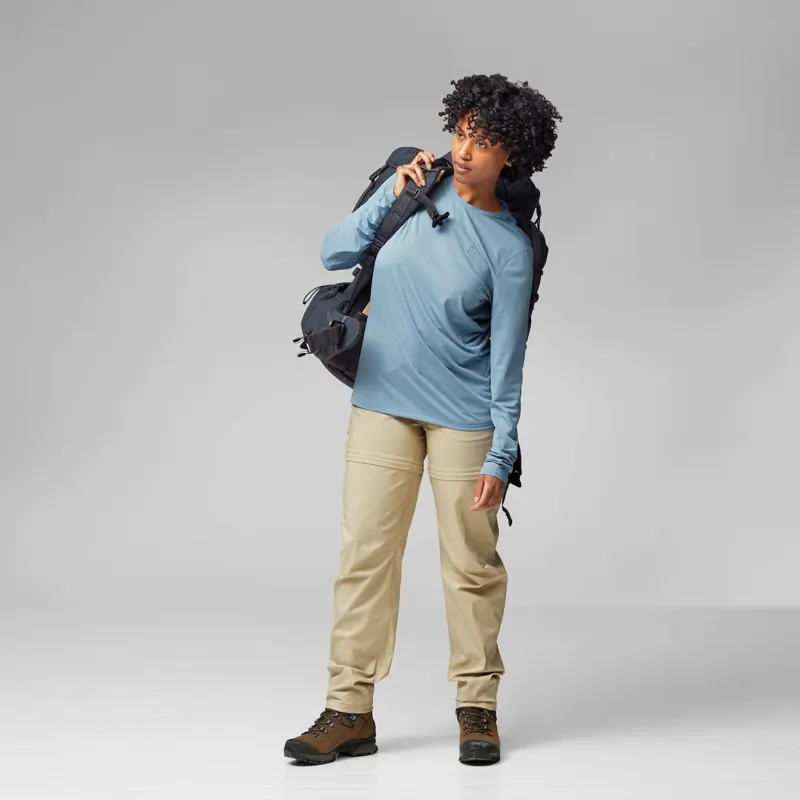 Fjallraven Womens Abisko Day Hike LS Ultra Marine-2