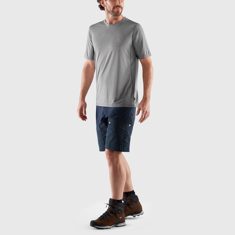 Fjallraven Mens Abisko Day Hike SS Blue-2