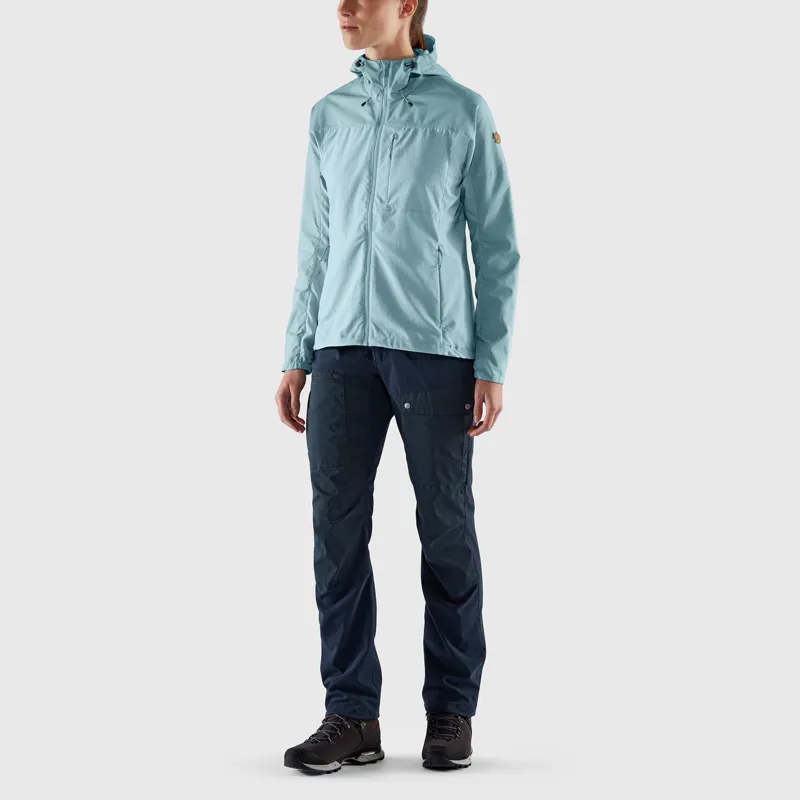 Fjallraven Women's Abisko Midsummer Jacket Jade Green/ Patina Green-2