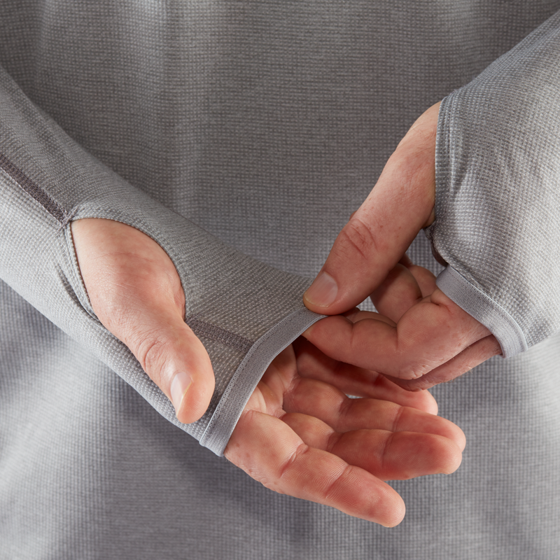 Fjallraven Mens Abisko Sun Hoodie Shark Grey-7